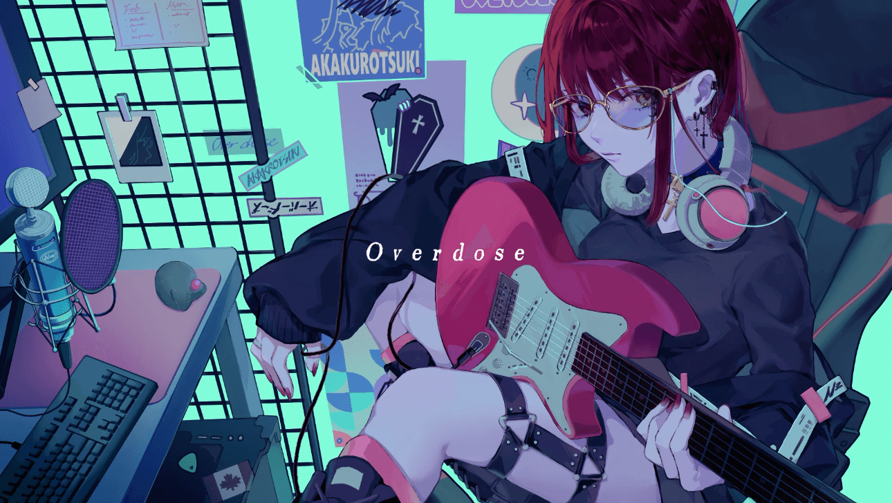 Overdose/なとりCovered by 赤黒月のサムネイル