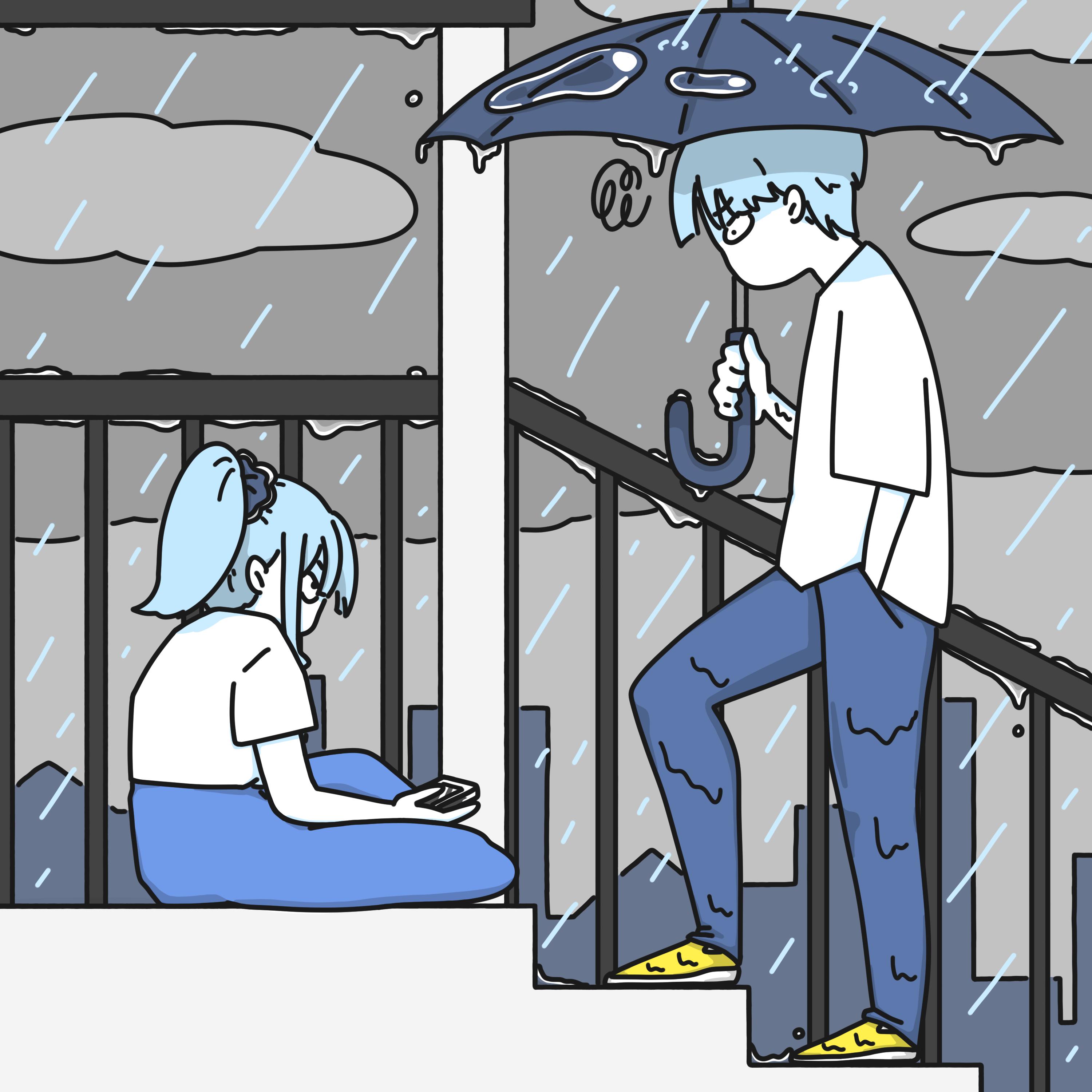 雨の日