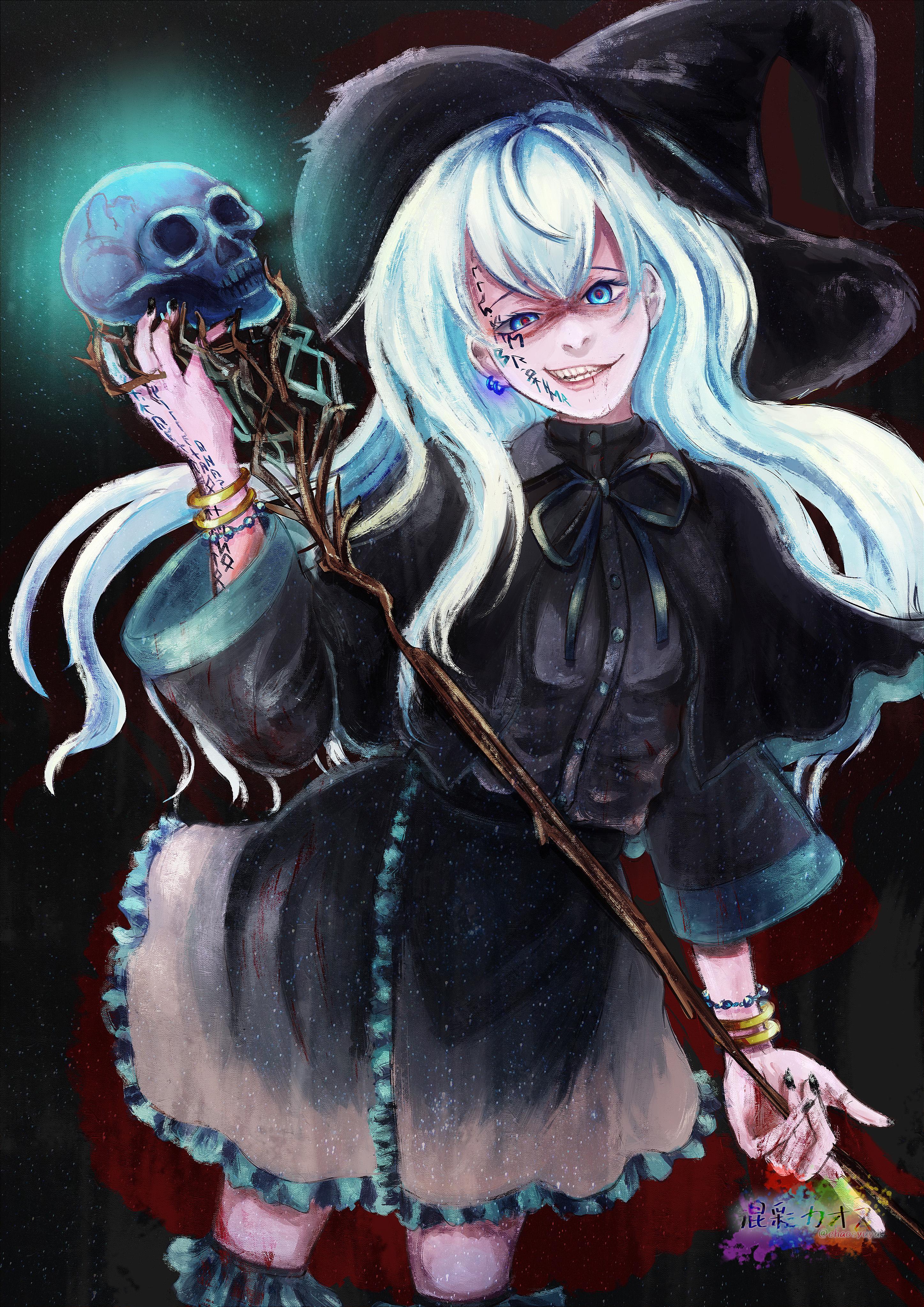 She is a pathetic witch who was made to kill good people.