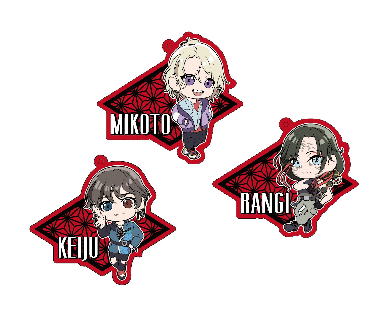 コミティアで売ったアクリルキーホルダー