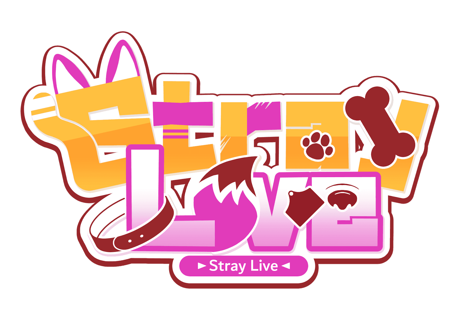 【ご依頼】桃猫愛夢さま:VTuberグループ「Stray Live」ロゴ