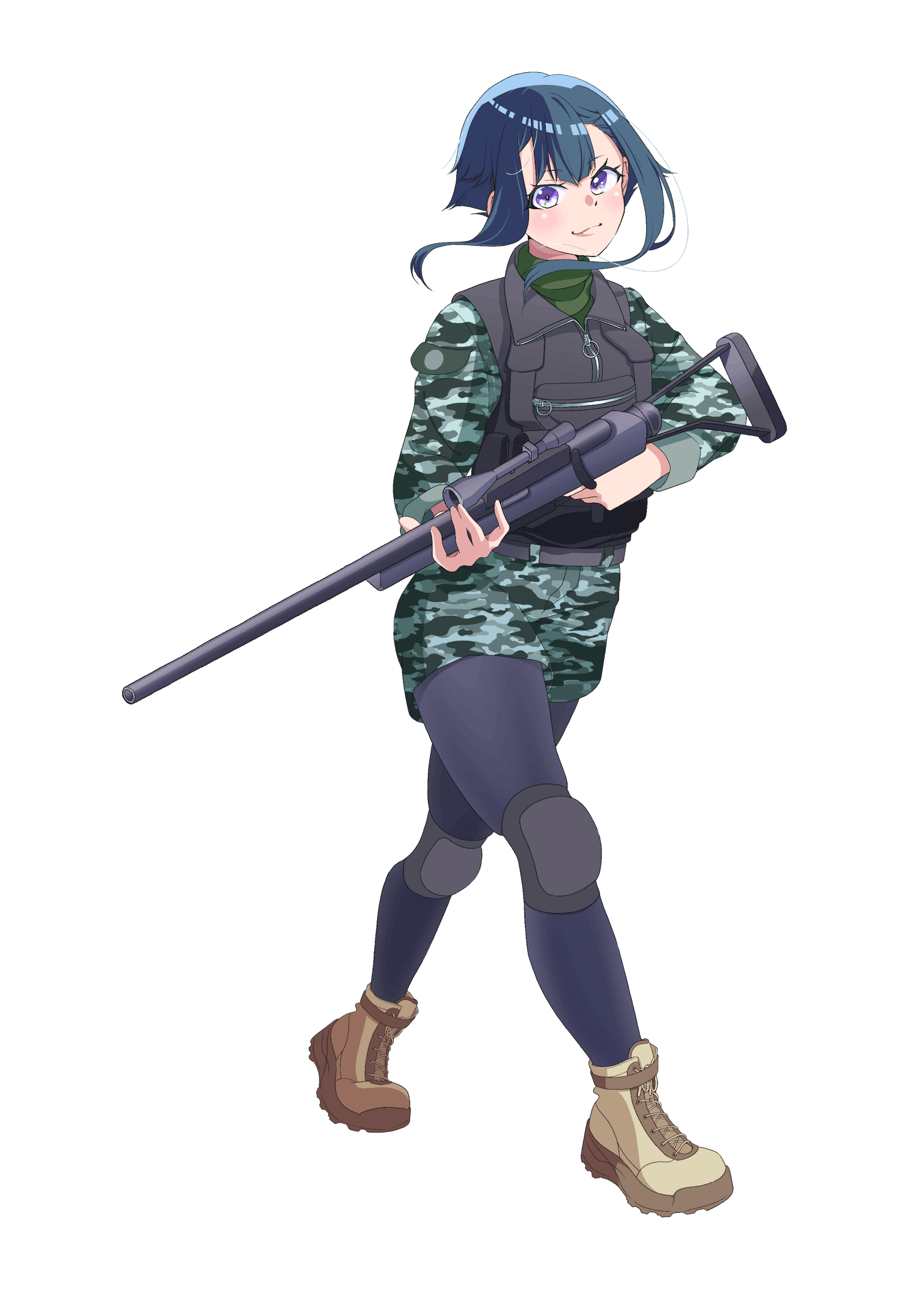 銃火器を持った少女