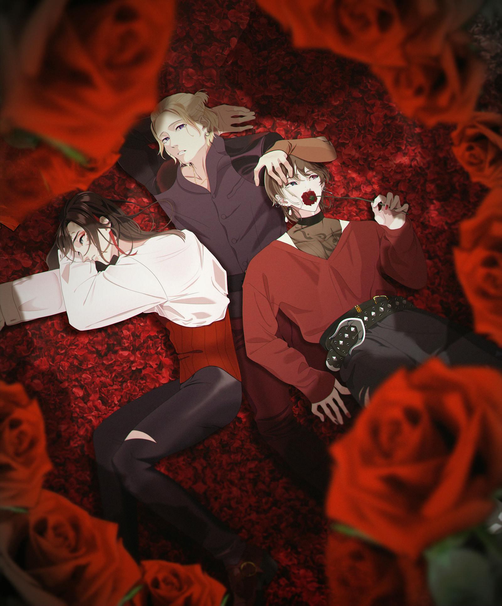 コミティアで出したイラスト集の表紙に使ったイラスト